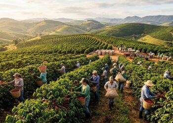 Arabica Coffee Futures Slide as Brazil’s Record Crop Reshapes Global Market Outlook
