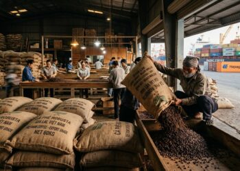 Vietnam Coffee Export Prices Drop Sharply in Early 2026 Despite Rising Shipments